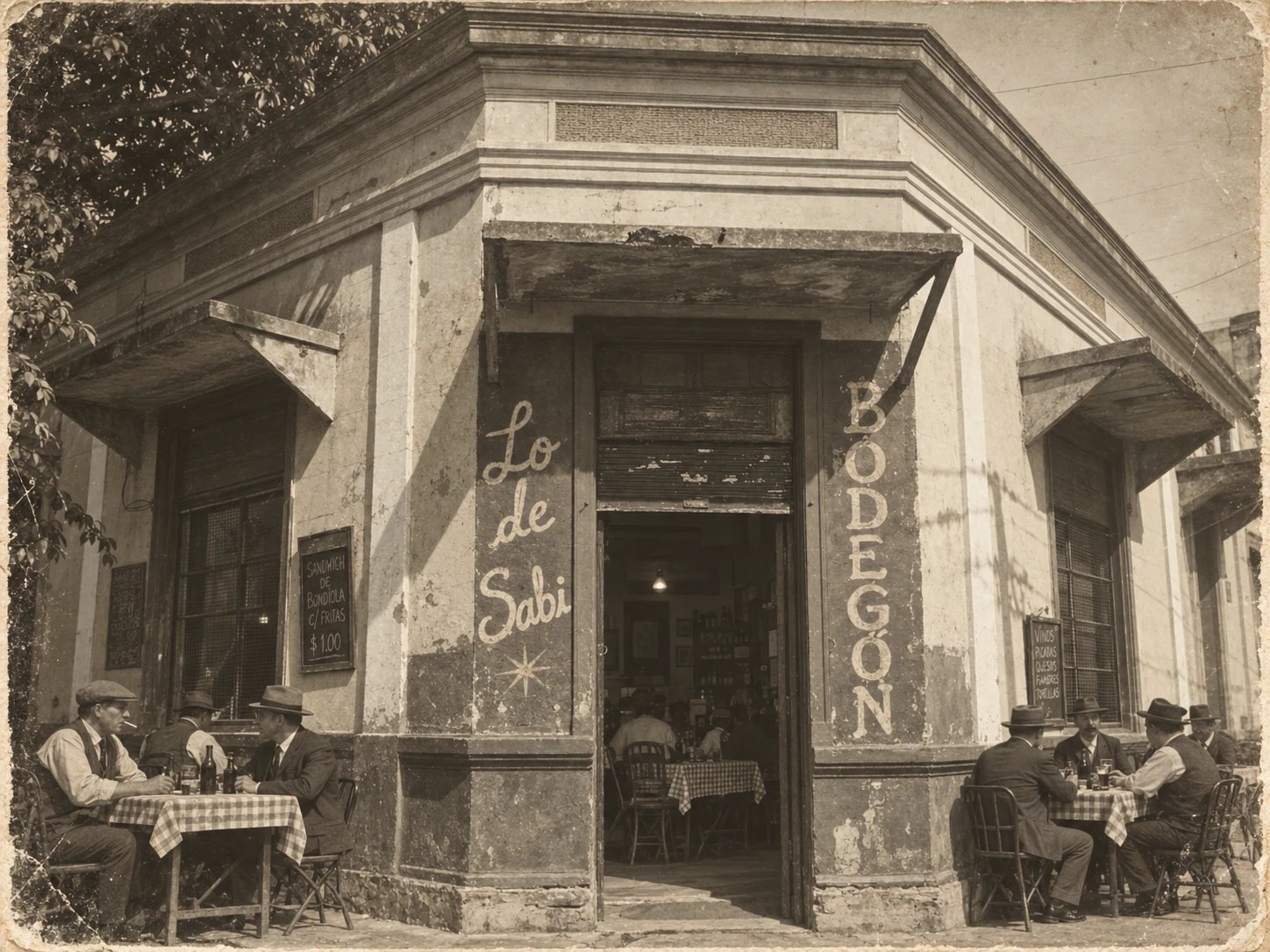 La esquina en versión antigua